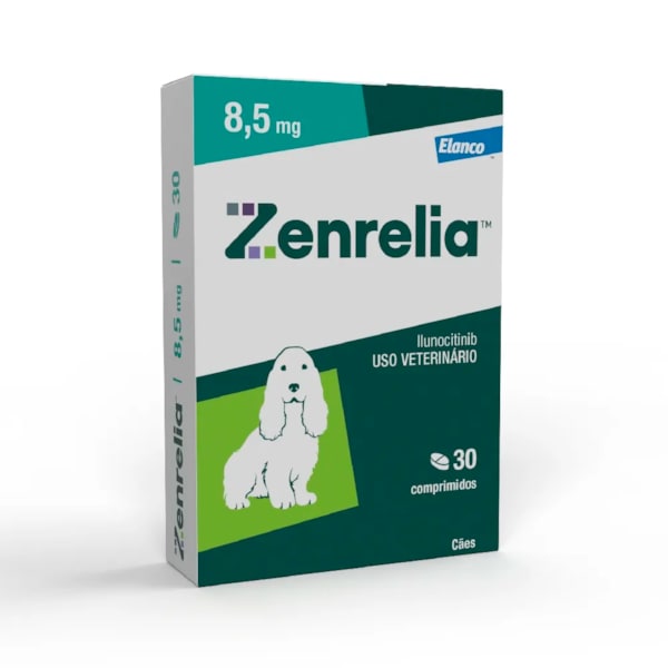 Antialérgico Zenrelia para Cães 8,5mg 30 Comprimidos