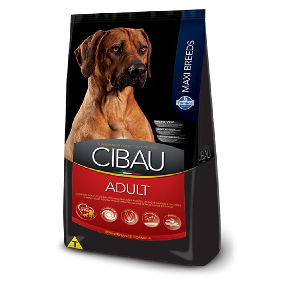 Ração Cibau Maxi Breeds para Cães Adultos de Raças Grandes e Gigantes 15kg