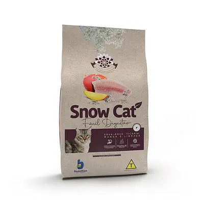 Ração Snow Cat Flores Fácil Digestão para Gatos Adultos