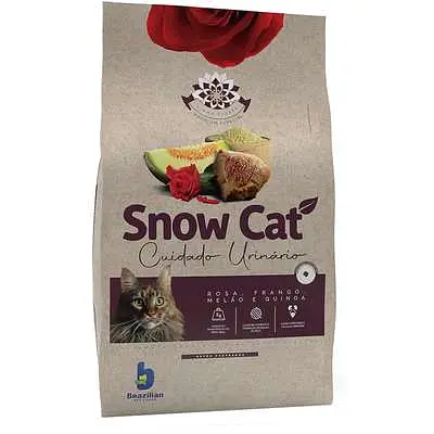 Ração Seca Snow Cat Flores Cuidado Urinário para Gatos Castrados