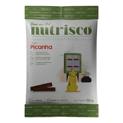 Petisco Cães Snacks Nutrisco Picanha 65g