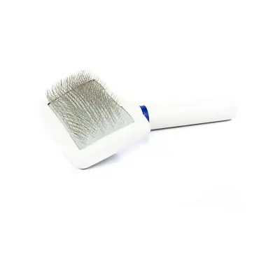 Rasqueadeira The Pets Plastica Branca Luxo Soft Tam.Pequeno