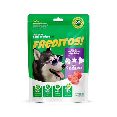 Petisco Para Cães Freditos Calabresa 50g