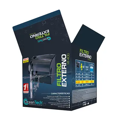 Filtro Externo Ocean Tech HF-0400 450LH para Aquários