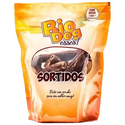 Petisco Cães Clássicos Biodog Ossos Sortidos 300g