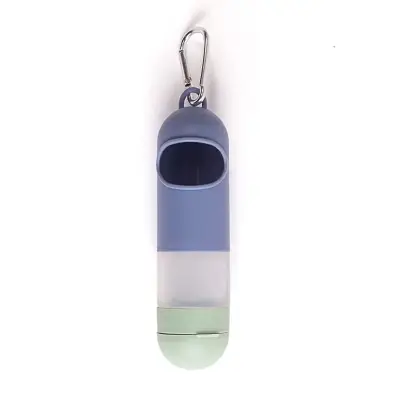 Porta Cata Caca e Alcool Gel Oikos Cães e Gatos Azul