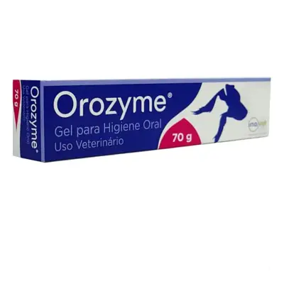 Higienizador Bucal Orozyme Gel para Cães e Gatos Inovet 70g