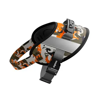 Peitoral Para Cães Anymous Power UP Orange Camouflage G