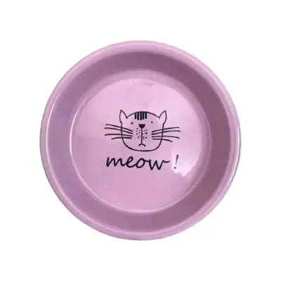 Comedouro Gatos The Pets Porcelana Lilas 250ml