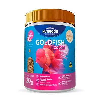 Ração Nutricon Goldfish Color para Peixes
