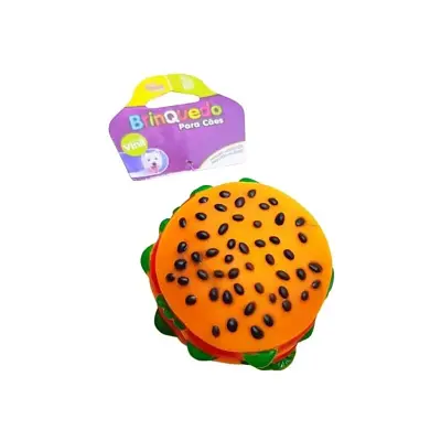 Brinquedo Cães The Pets Vinil Hamburguer