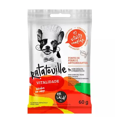 Snack Oh LàLà Cães Ratatouille Vitalidade 60g