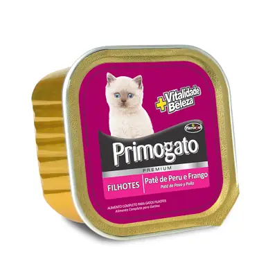 Ração Úmida Primogato Premium Pate Filhotes 150g