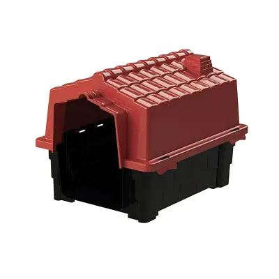 Casa Eco Colors Dog House Evolution Vermelho N1