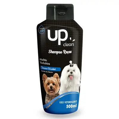 Shampoo Up Clean Raças Maltês e Yorkshire 500ml