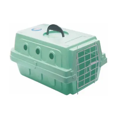 Caixa Transporte Ideal Cães e Gatos Verde N 1