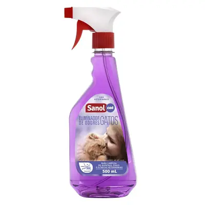 Spray Eliminador de Odores Sanol Cat 500ml