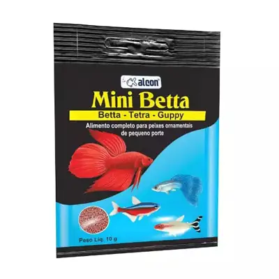 Ração Para Peixes Mini Betta Alcon 10g
