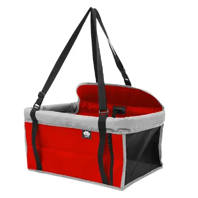 Assento em Poliester Saks Cães e Gatos com Tela Vermelho
