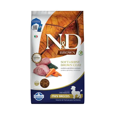 Ração ND Brown Para Cães Adultos Mini 2kg