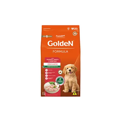 Ração Golden Fórmula para Cães Filhote Sabor Frango e Arroz