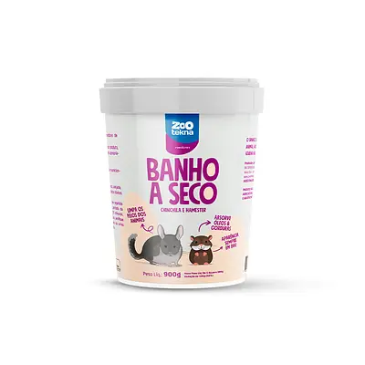 Pó Banho a Seco Zootekna Roedores 900 g