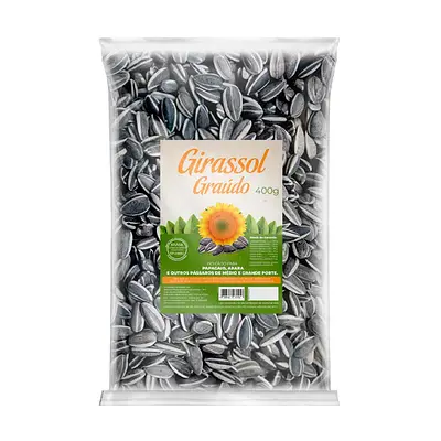 Ração Zootekna para Pássaros Girassol Graúdo 400 g
