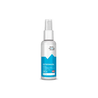 Antifúngico Animal Health Ibasa Cetoconazol Spray 2% para Cães e Gatos