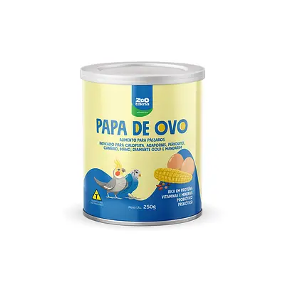 Papa de Ovos Zootekna para Pássaros - 250g