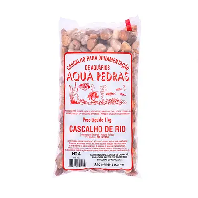 Substrato para Aquários Aqua Pedras Rio