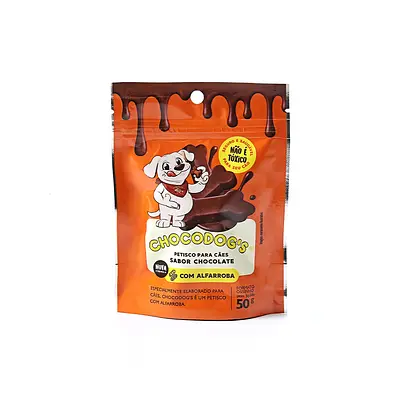 Snack Chocodog para Cães Adultos e Filhotes Ossinho - 50g