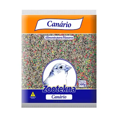 Ração Zootekna para Canários Mistura de Sementes - 500g