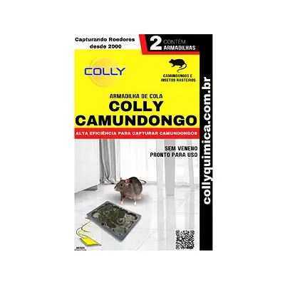Armadilha Colly Cola para Camundongos - 2 Unidades