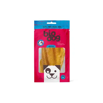 Orelha de Boi Desidratada para Cachorro Petisco Biodog 33 g