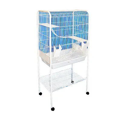 Viveiro Monaco Tubular para Chinchila Branco
