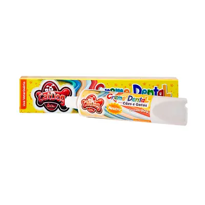 Creme Dental CatDog Para Cães e Gatos Unidade Sabor Neutro