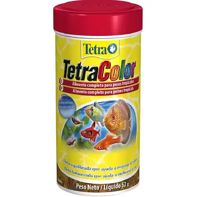 Alimento para Peixe Tetra Peixe TetraColor Flakes