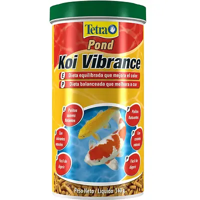 Alimento para Peixe Tetra Peixe Koi Vibrance Sticks