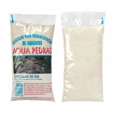 Substrato Aqua Pedras Cascalho de Rio Para Aquários
