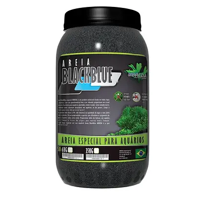 Areia Mbreda BlackBlue Para Aquários