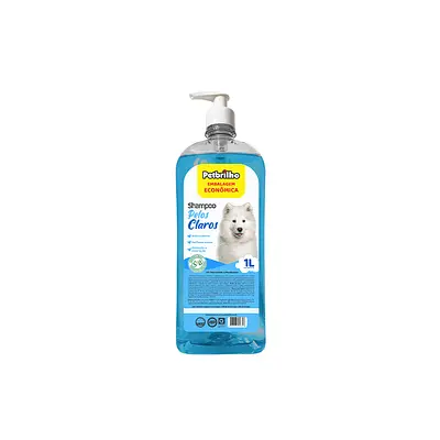 Shampoo Petbrilho Vegano Pelos Claros para Cães