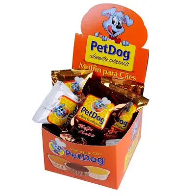 Bolo Pet Dog Muffin para Cães Sabor Chocolate