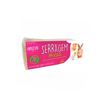 Serragem Prensada Animalíssimo para Roedores 800g