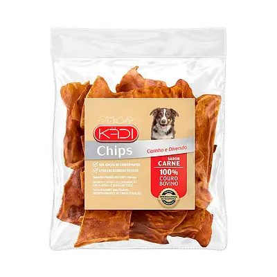 Osso Kadi para Cães Chips sabor Carne 220g
