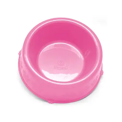 Comedouro Pet Injet Pata Rosa para Cães Filhotes - 300ml