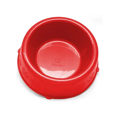 Comedouro Pet Injet Pata Vermelho para Cães Filhotes - 300ml