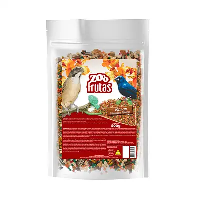Ração Zootekna para Pássaros Zoo-Frutas