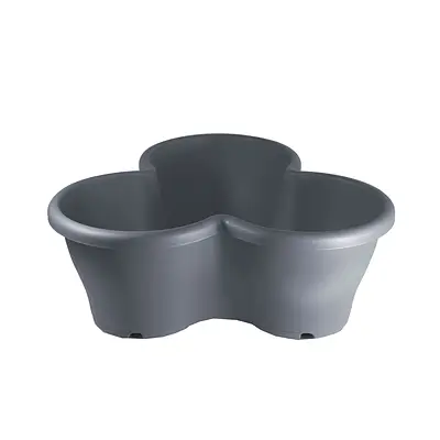 Vaso Okla Treviso Cinza