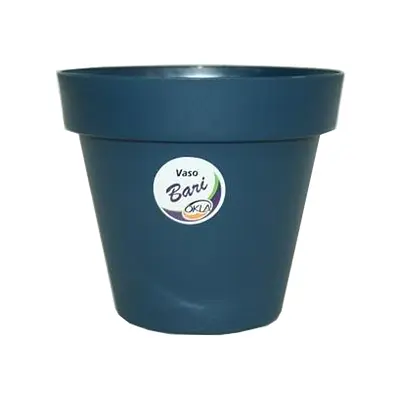Vaso Okla Bari Azul Cobalt para Jardim