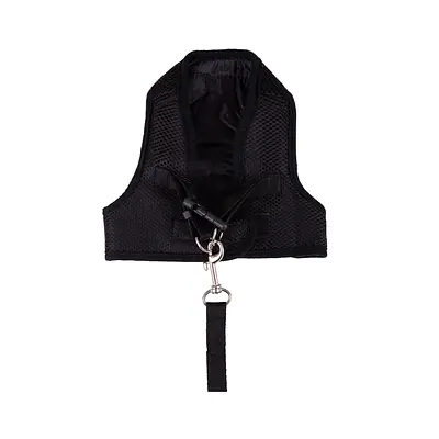 Peitoral Urban Puppy para Cães Colete Aerado Preto